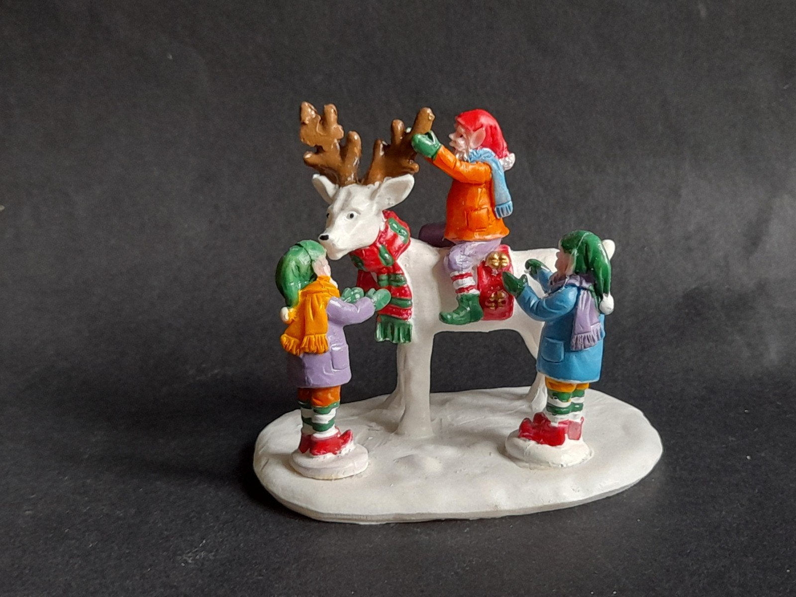 lemax kerst figuur b09 kerstdorp santa wonderland elfjes, Verzenden