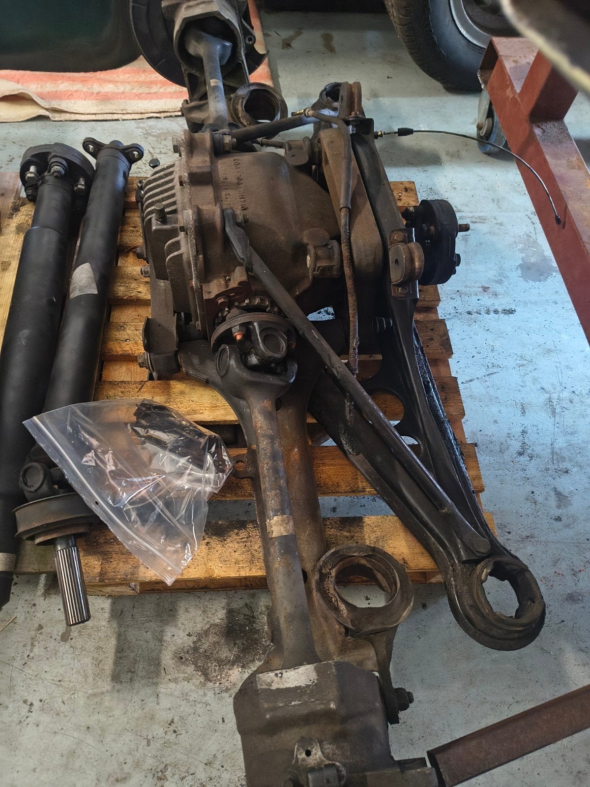 Jaguar X308 Achteras met Cardanas - Compleet, Ophalen, Gebruikt, Jaguar