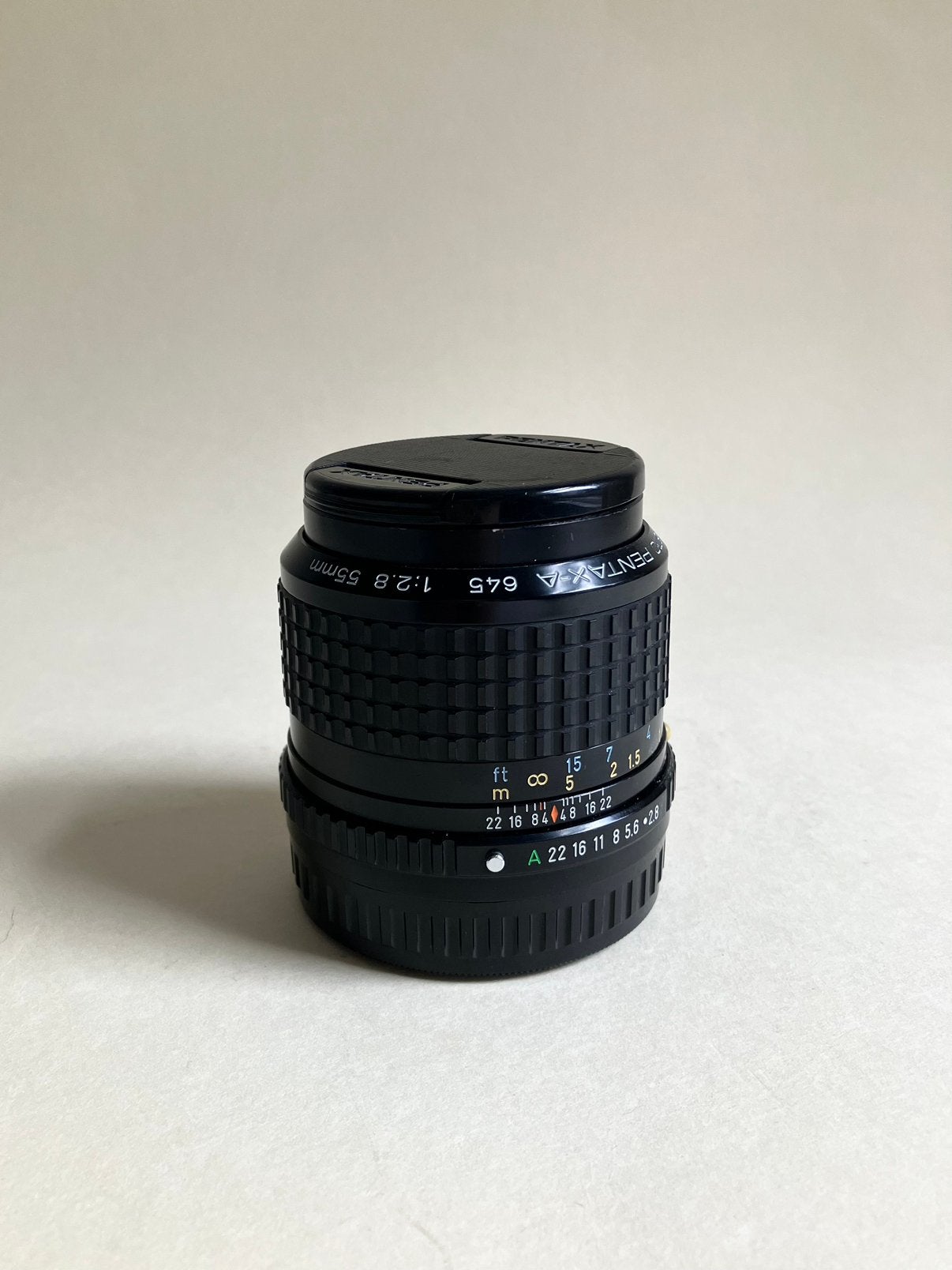Pentax 645 55mm 2.8 lens, Ophalen of Verzenden, Zo goed als nieuw, Standaardlens