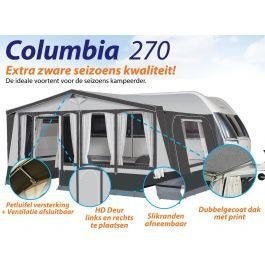Dorema Columbia XL 270, Ophalen, Zo goed als nieuw, Ten Cate All Season 240g/m2, Dorema