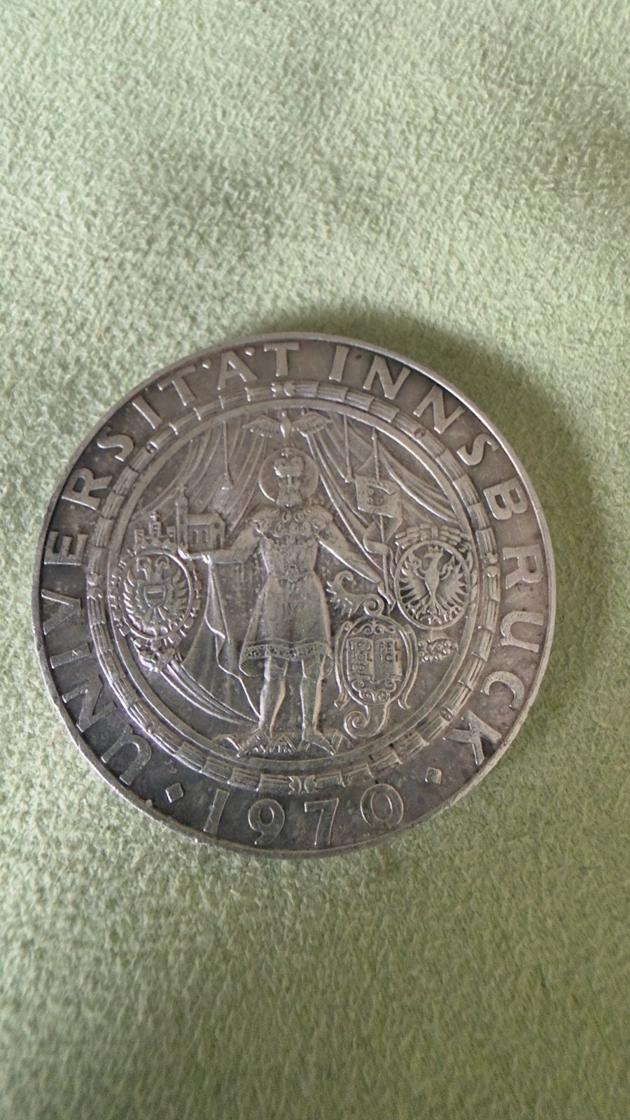 1970 AUSTRIA Innsbruck University VINTAGE 50 Schilling, Verzenden, Oostenrijk