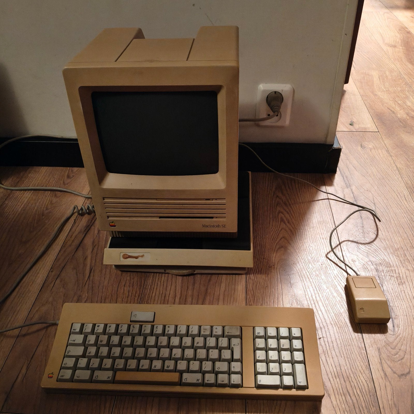 Vintage Apple Macintosh SE - Compleet Toetsenbord & Muis, Ophalen, Apple