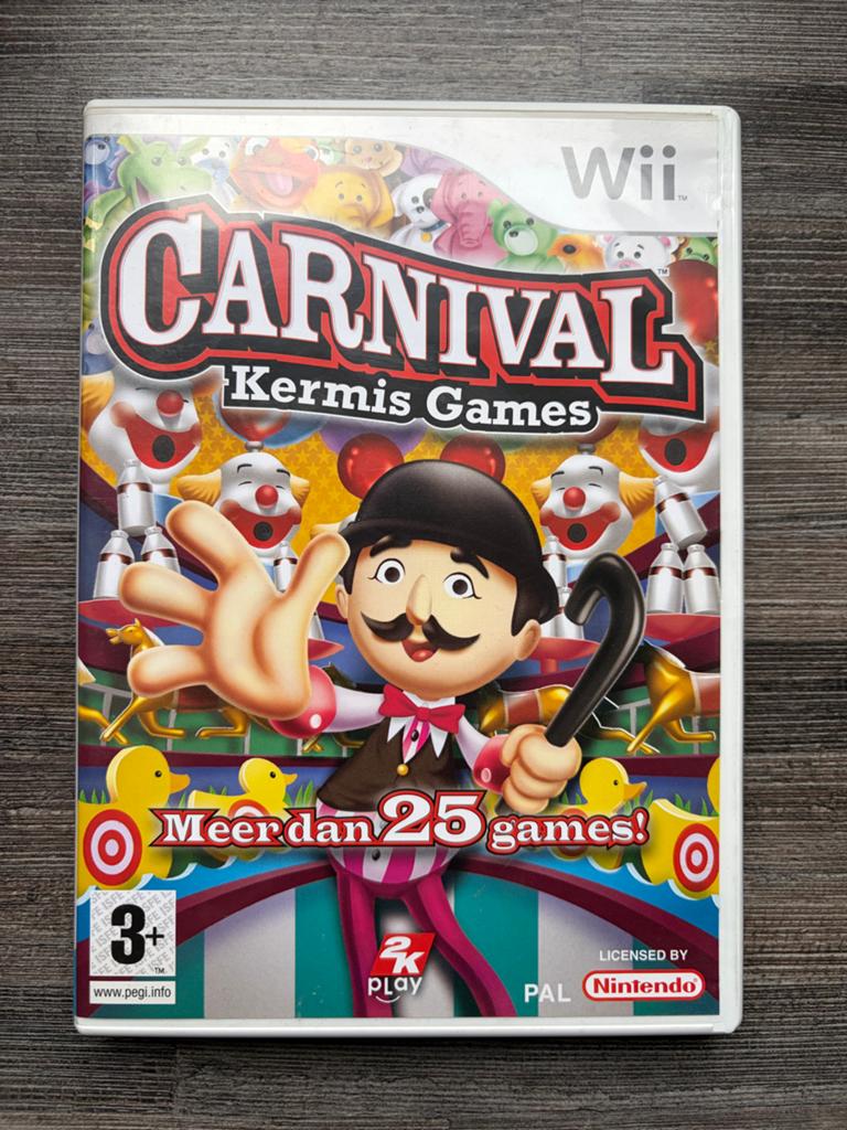 Carnival Kermis Games - Wii (Meer dan 25 games!), Spelcomputers en Games, Overige genres, Eén computer, Ophalen of Verzenden, Zo goed als nieuw