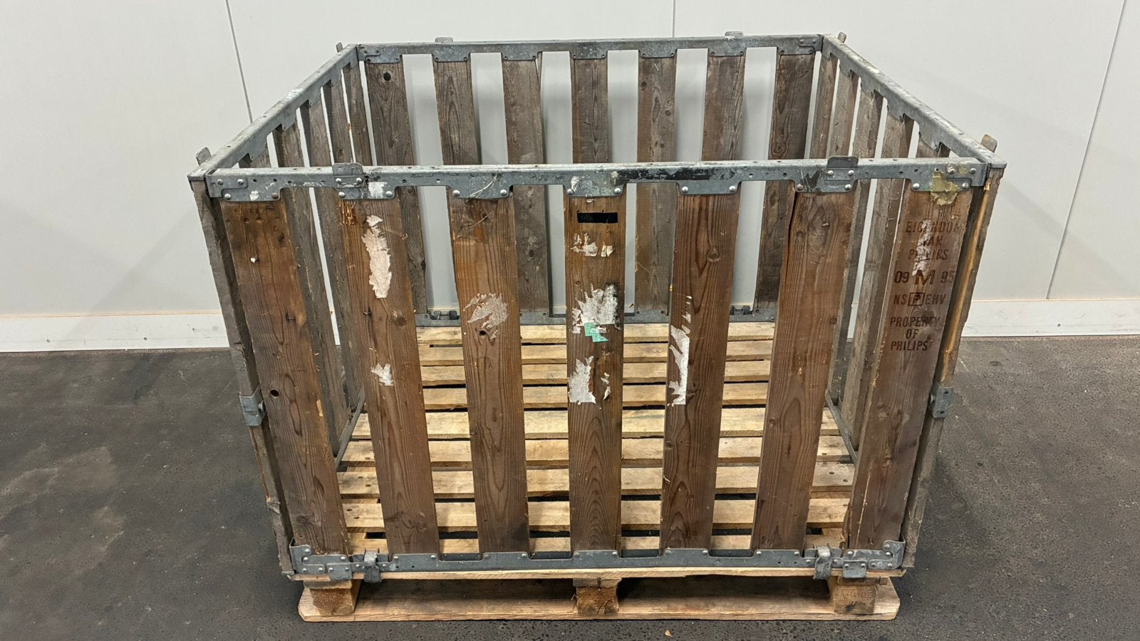 Palletkrat palletbox, Ophalen, Gebruikt, 100 cm of meer, 60 cm of meer