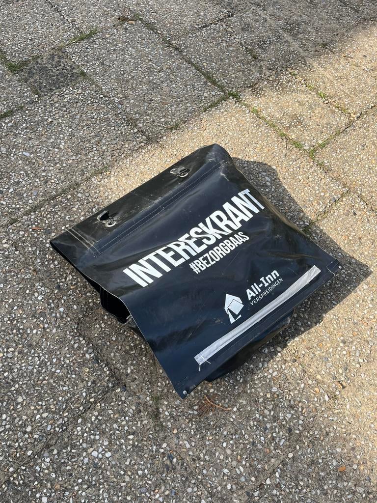 Fietstas krantenwijk folderwijk all-in verspreidingen, Ophalen, Zo goed als nieuw