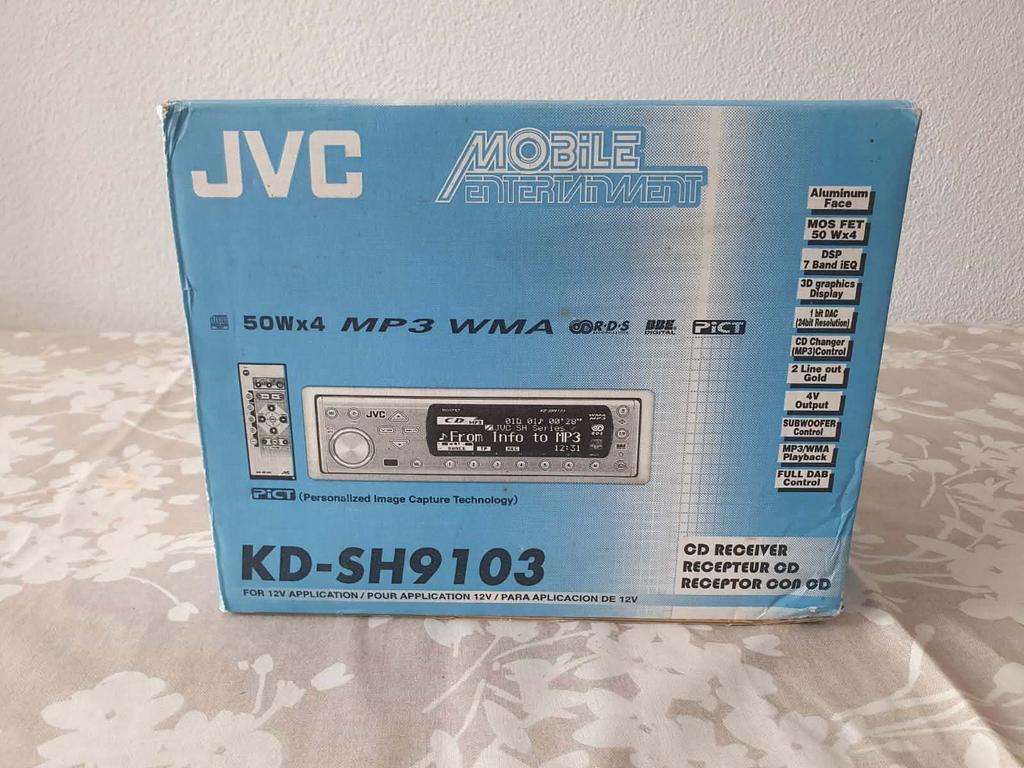 New JVC KD-SH9103, Auto diversen, Autoradio's, Zo goed als nieuw, Ophalen of Verzenden
