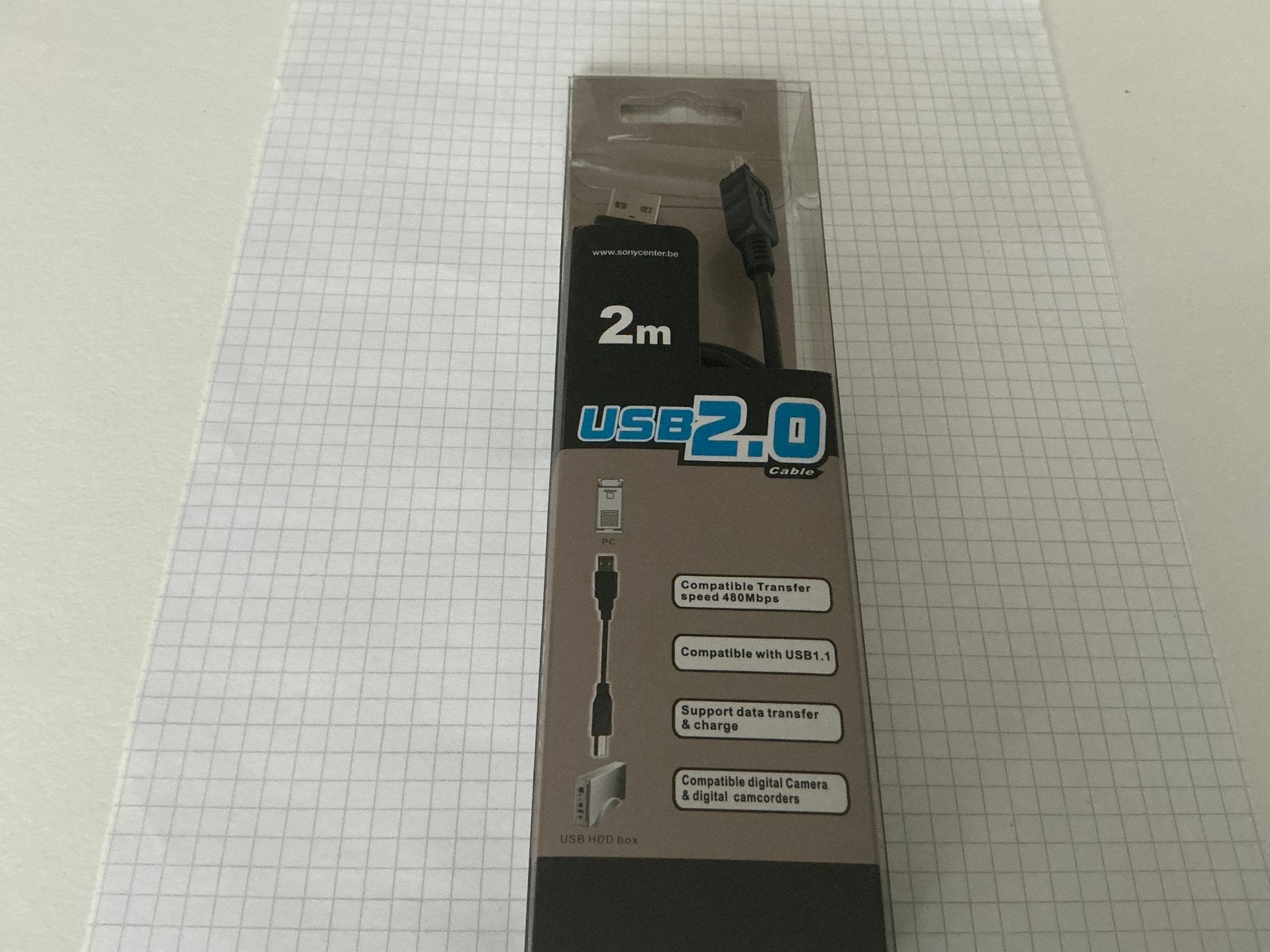 BellConn USB 2.0 A-M to 5p mini M  2M, Ophalen of Verzenden, Zo goed als nieuw, NA, NA