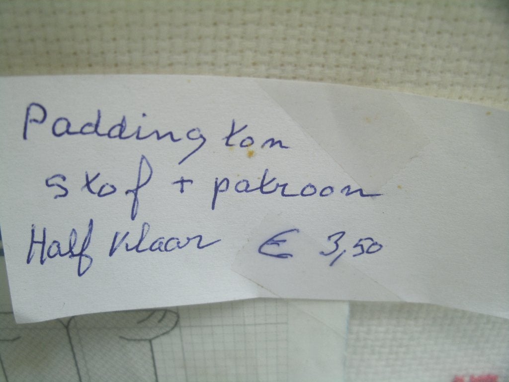 bg 62 paddington 3 zijn er klaar de rest niet 110 gr 3,50, Ophalen of Verzenden, Patroon