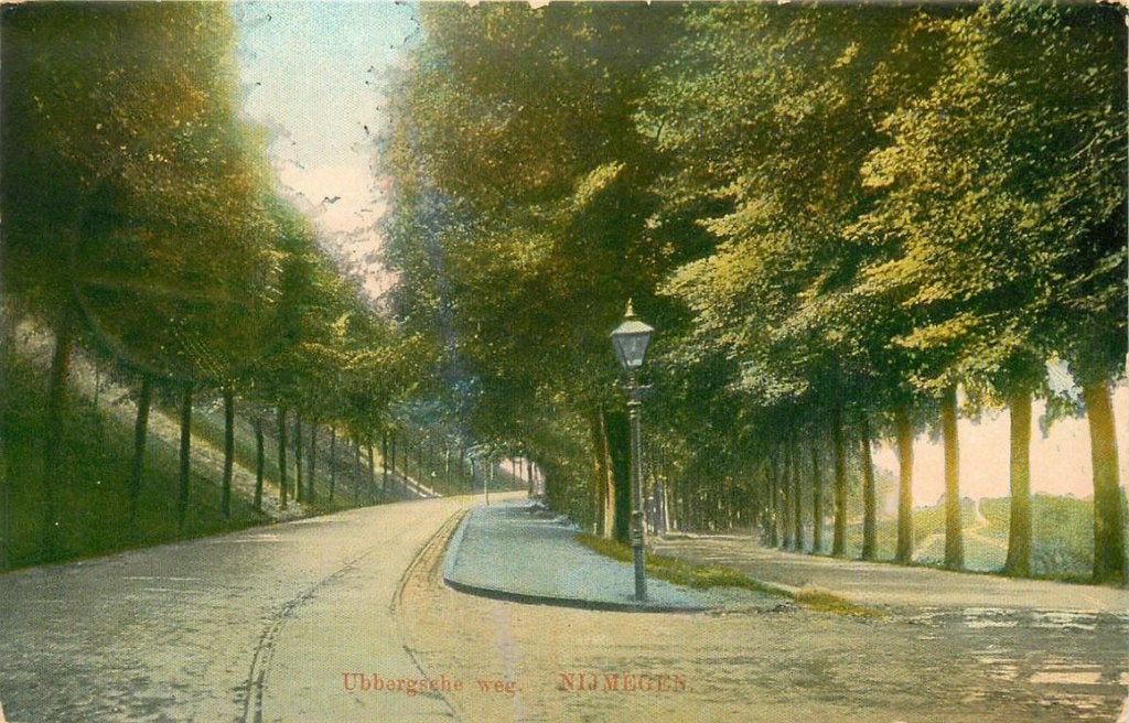 701-376-017 Nijmegen Ubbergsche Weg, Verzamelen, Ansichtkaarten | Nederland, Verzenden, Voor 1920, Gelderland