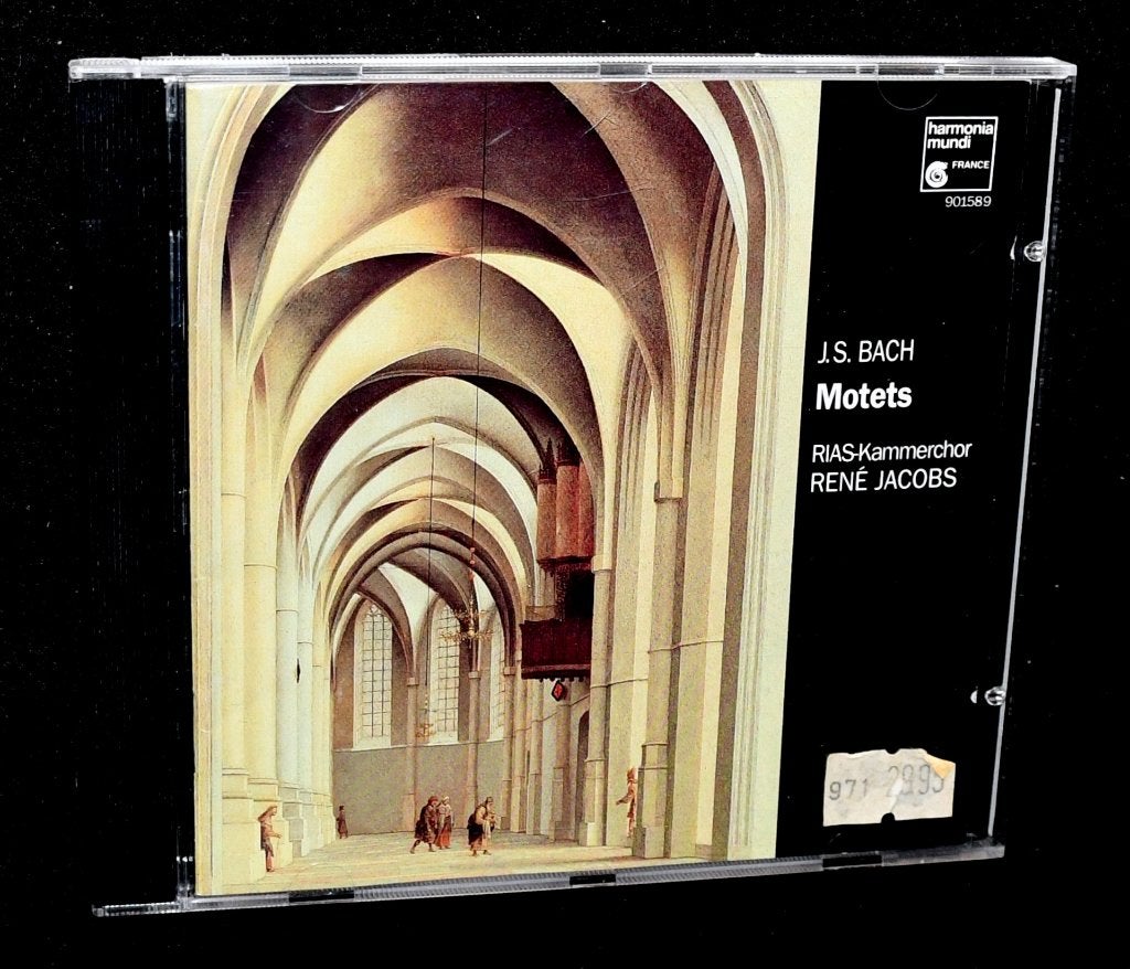 J.S. Bach - Motets - Rias-Kammerchor - Rene Jacobs (Harmonia, Verzenden, Classicisme, Zo goed als nieuw, Overige typen