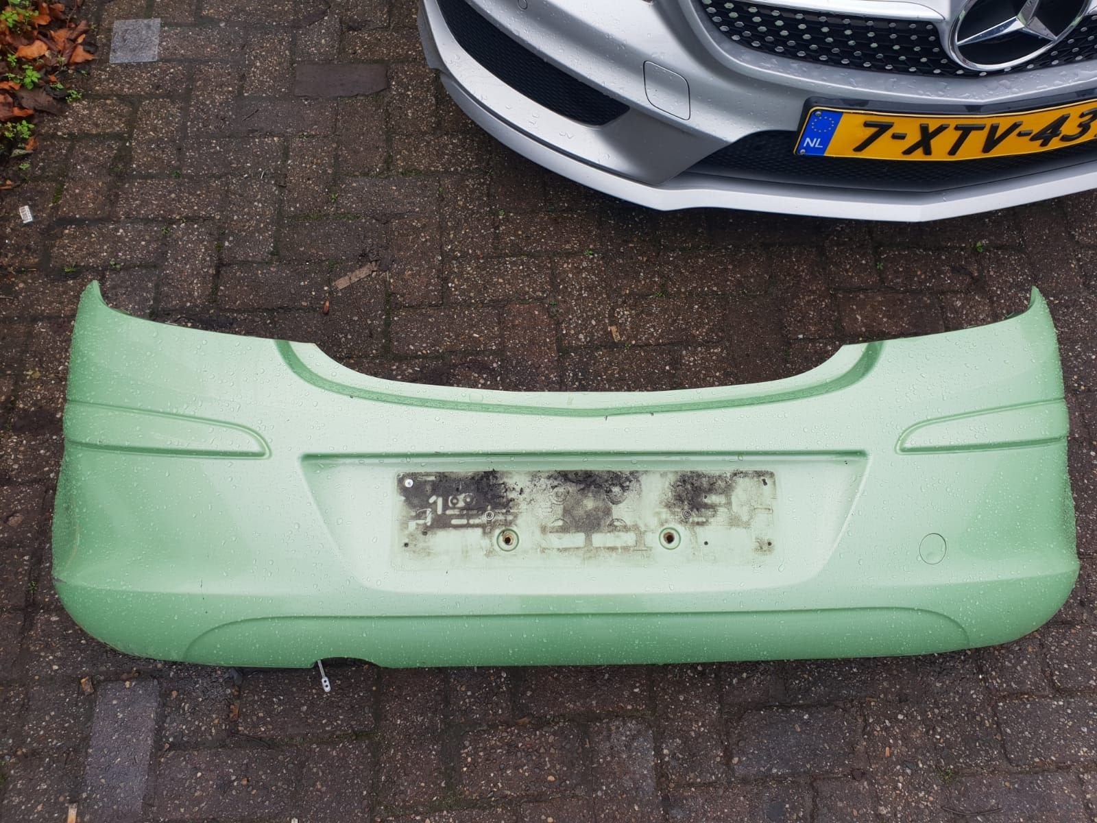 OPEL CORSA D ACHTERBUMPER KLEURCODE Z30M, Auto-onderdelen, Gebruikt, -, -, Ophalen of Verzenden