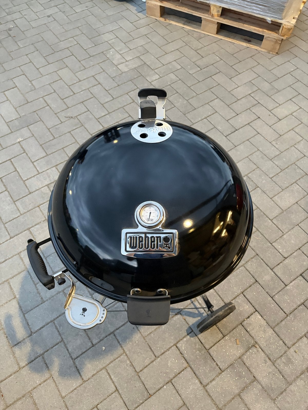 Weber Master-Touch GBS Premium E-5770 Houtskoolbarbecue, Ophalen, Zo goed als nieuw, Met accessoires