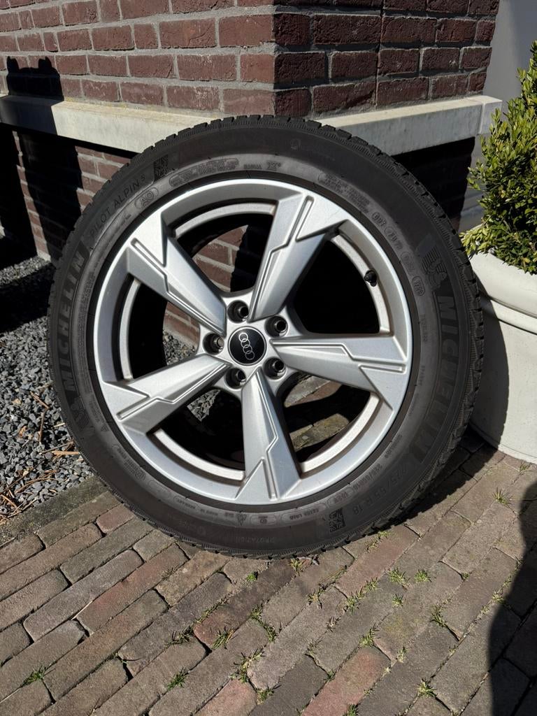 Originele Audi A6 winterbanden met velg, 18 inch, Gebruikt, Banden en Velgen, Personenwagen