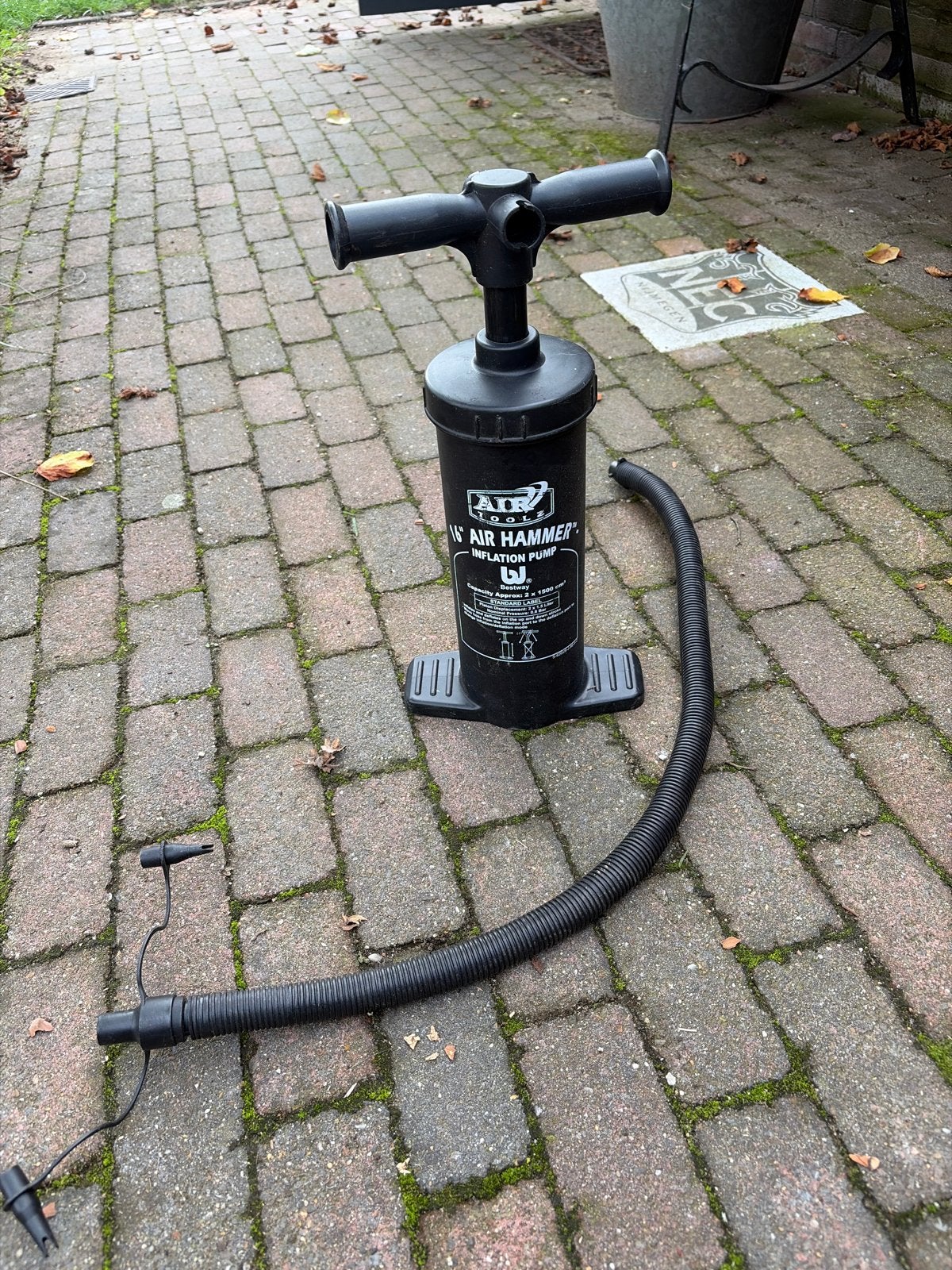 Bestway Air Hammer opblaaspomp, Ophalen, Gebruikt