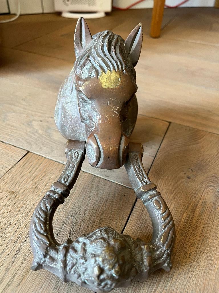 Koper deurklopper paardenhoofd 3,5kg, Ophalen of Verzenden, Koper