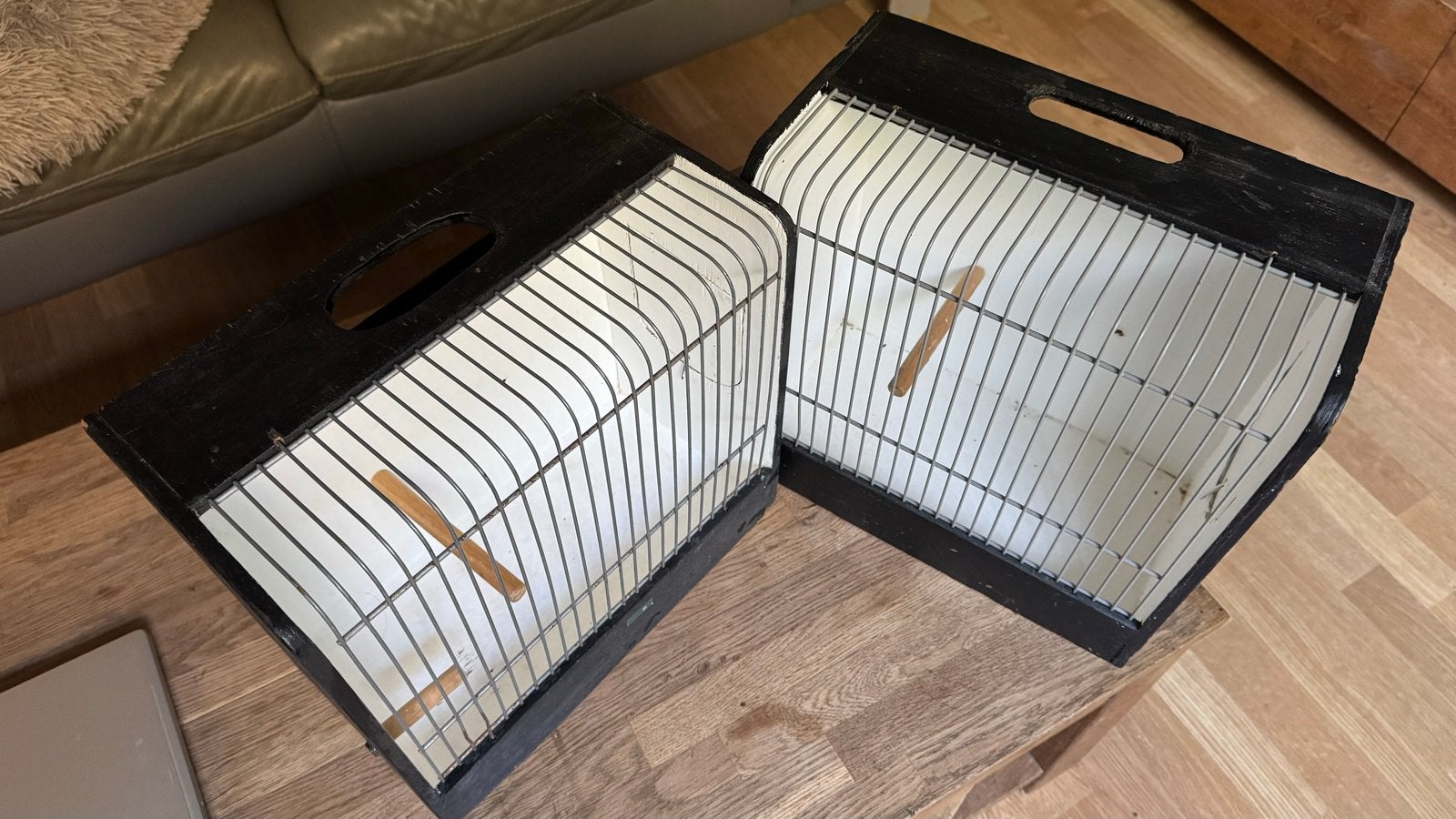 Reiskooi transportkooi showkooi, Ophalen, Hout, Vogelkooi