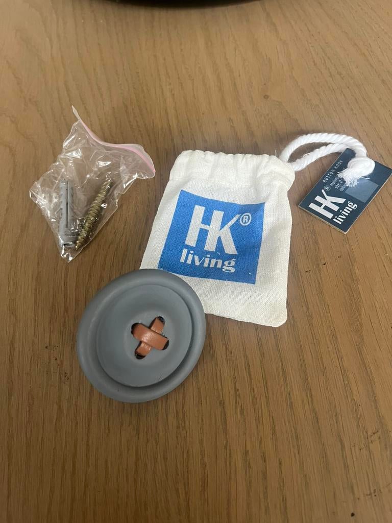 HK Living button hook Nieuw!, Huis en Inrichting, Ophalen of Verzenden, Nieuw, Hout, Wandhaken