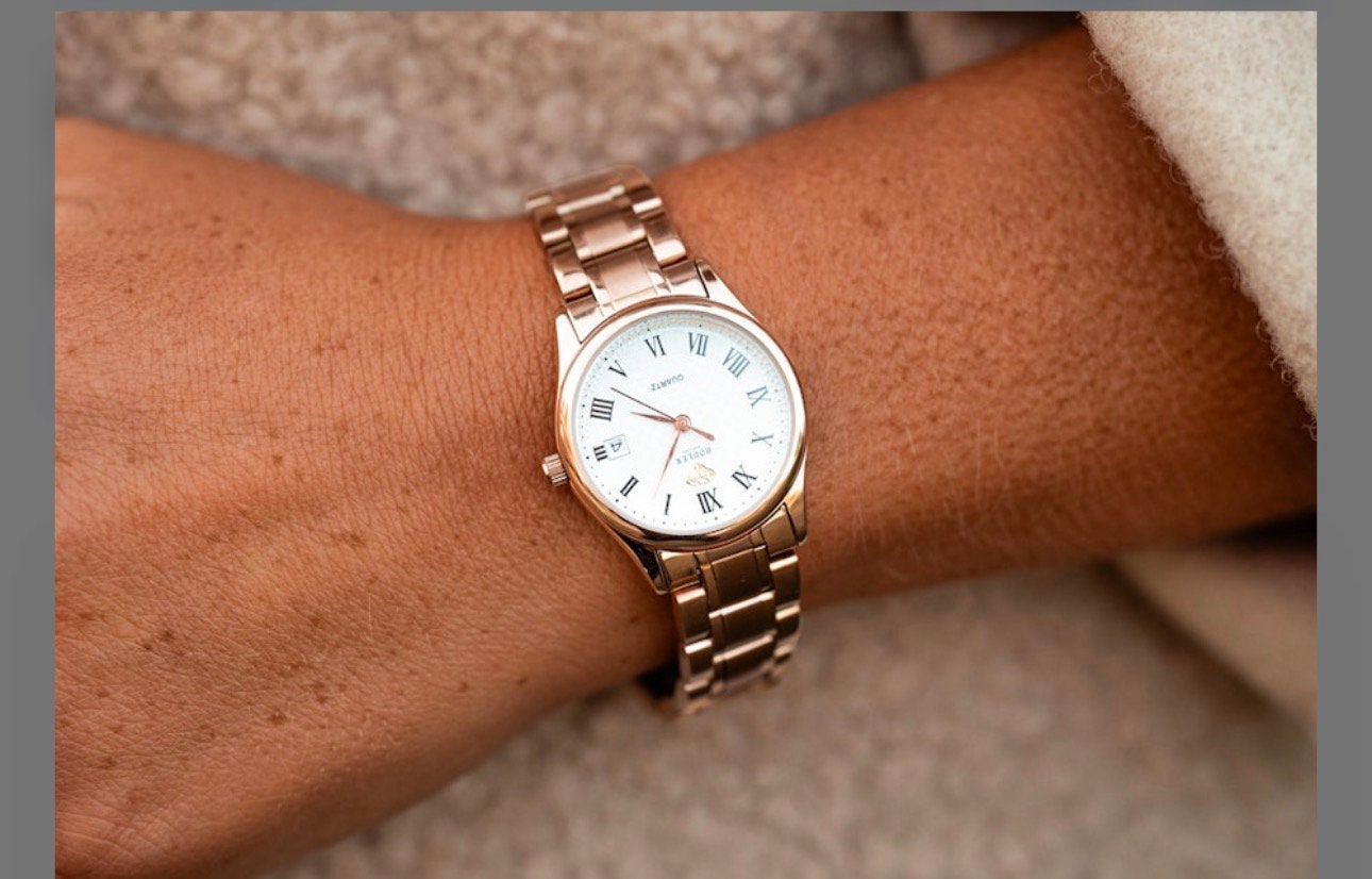 Hodler horloge rose gold, Ophalen of Verzenden, Nieuw, Goud, Dame