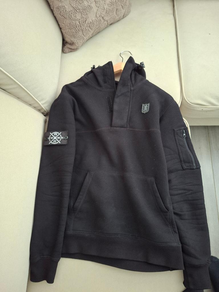 FRFC1908 Ninja Hoodie Trui, Ophalen of Verzenden, Zo goed als nieuw, Maat 46 (S) of kleiner, Zwart