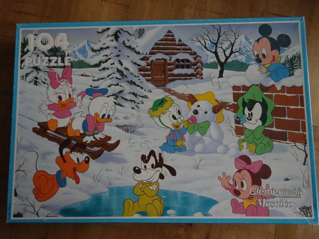 Disney Vintage Puzzels Donald Duck, Mickey Mouse, Verzamelen, Ophalen of Verzenden, Donald Duck, Gebruikt, Overige typen