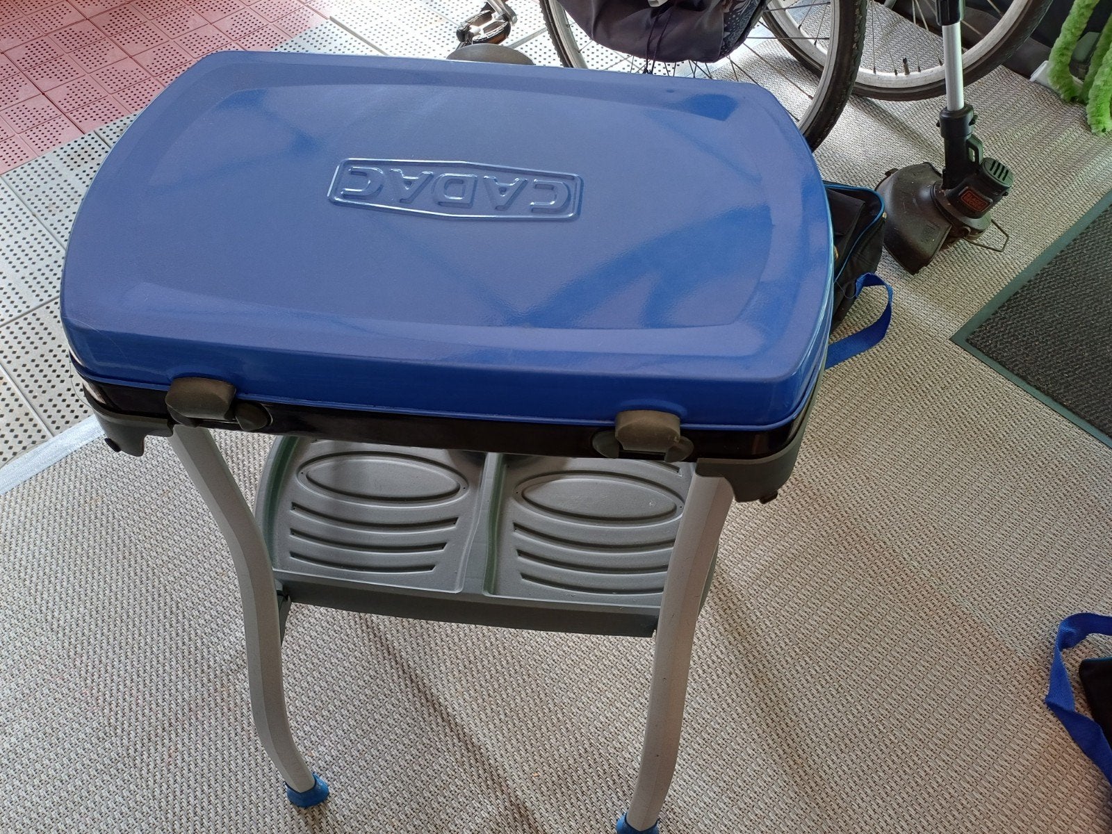 Te Koop. 2 cook van Cadac met onderstel. zie foto's, Ophalen, Gebruikt, Campingmeubel-accessoire