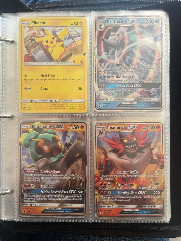 Pokémon GX en V Kaarten Collectie - Zeldzaam!, Ophalen of Verzenden, Zo goed als nieuw, Meerdere kaarten