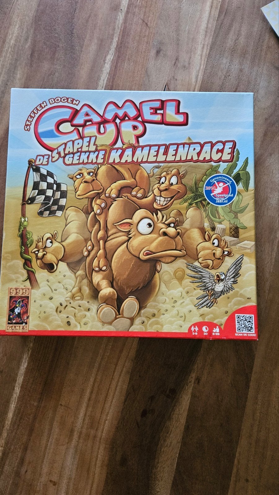 Camel Up: De Stapel Gekke Kamelenrace Bordspel, Hobby en Vrije tijd, Drie of vier spelers, Ophalen of Verzenden, Zo goed als nieuw