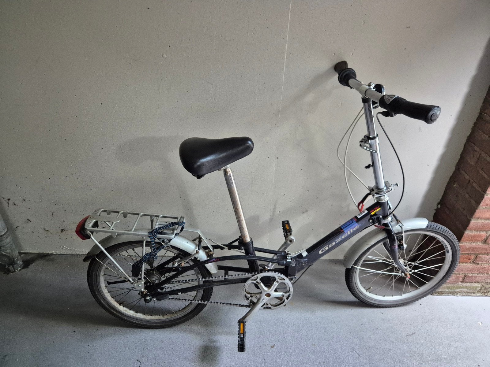 Gazelle Vouwfiets 20 inch let op lees adv., Ophalen, 20 inch of meer, Gebruikt, Velgrem