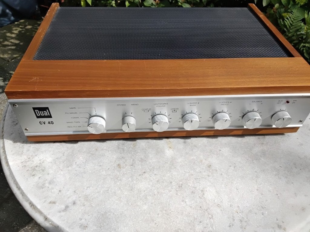 Dual CV 40 CV40 vintage versterker, Ophalen of Verzenden, Minder dan 60 watt, Overige merken