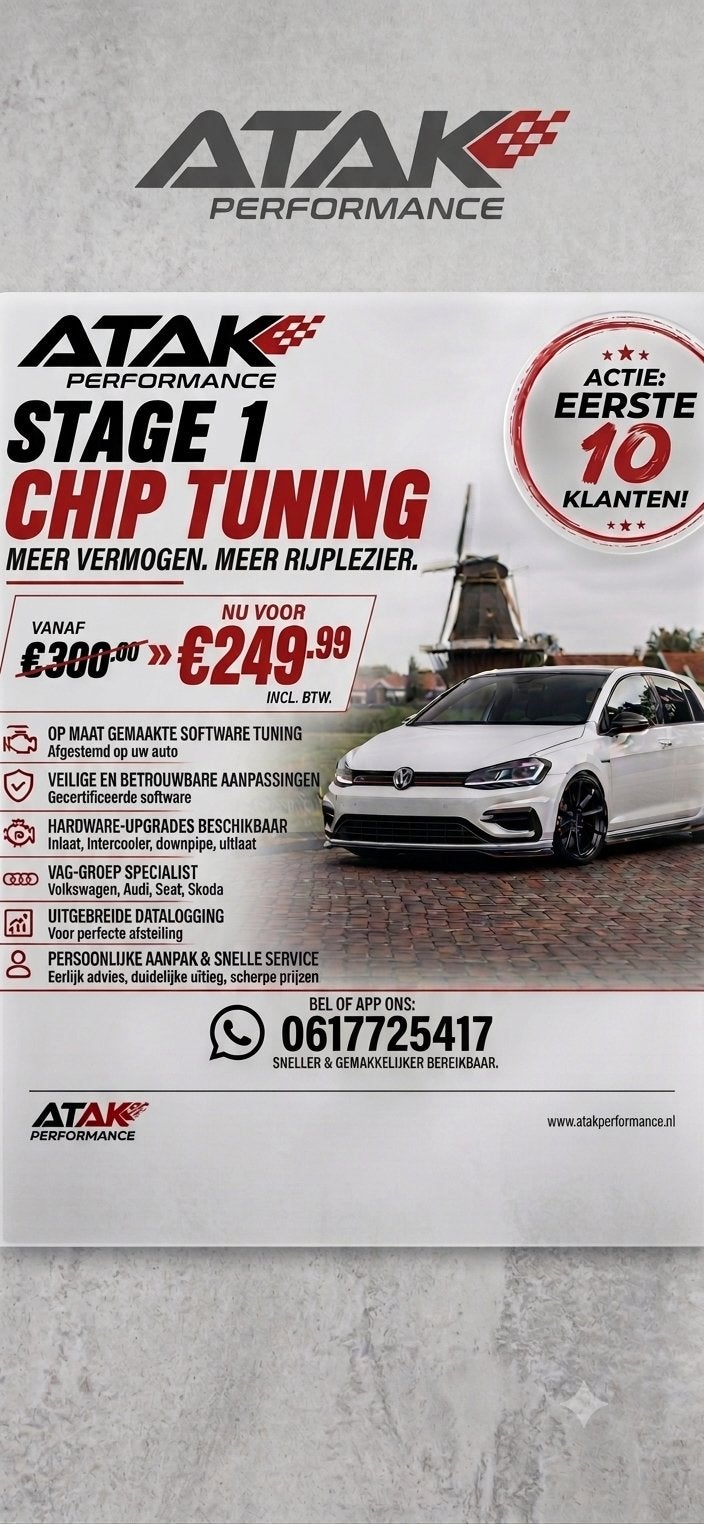 ATAK PERFORMANCE, Auto diversen, Ophalen of Verzenden