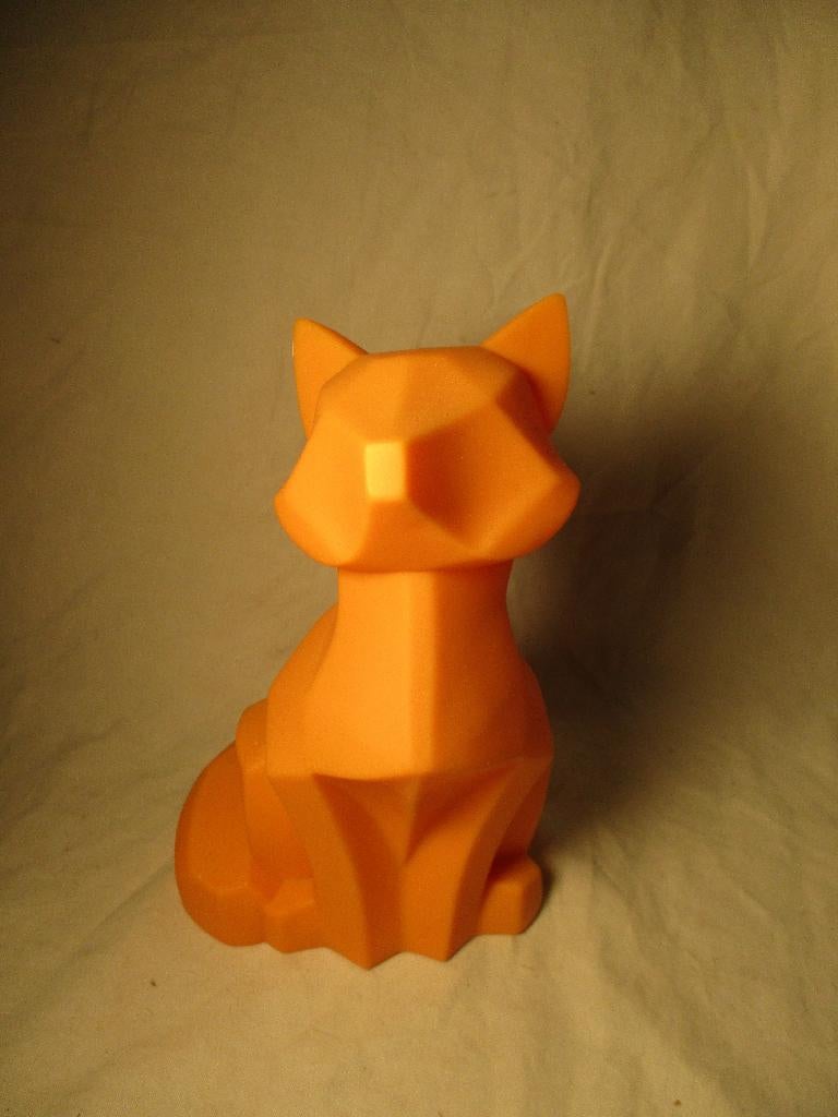 oranje kat lamp, Huis en Inrichting, Lampen | Tafellampen, Ophalen of Verzenden