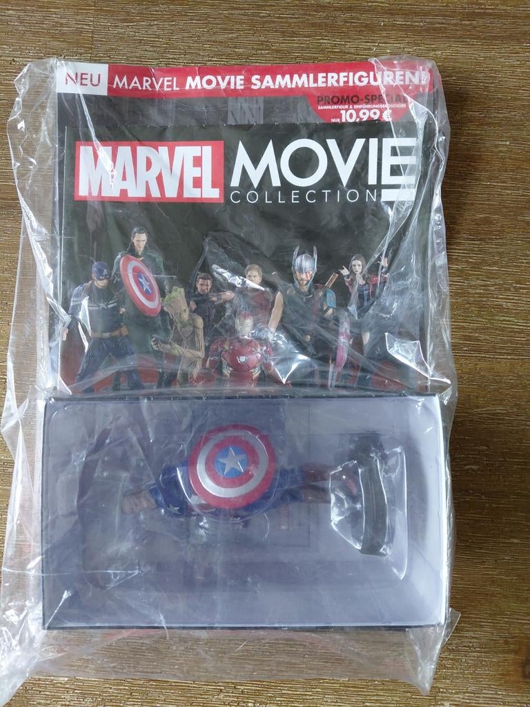 Captain America miniatuur - Marvel Eaglemos NIeuw, Ophalen of Verzenden, Nieuw, 1:35 tot 1:50, Figuur of Figuren