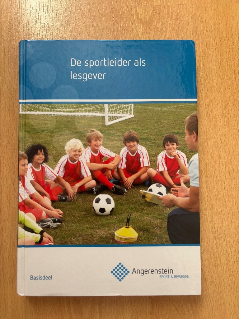 Boek: de sportleider als lesgever, Ophalen of Verzenden, Zo goed als nieuw, MBO, Angerenstein