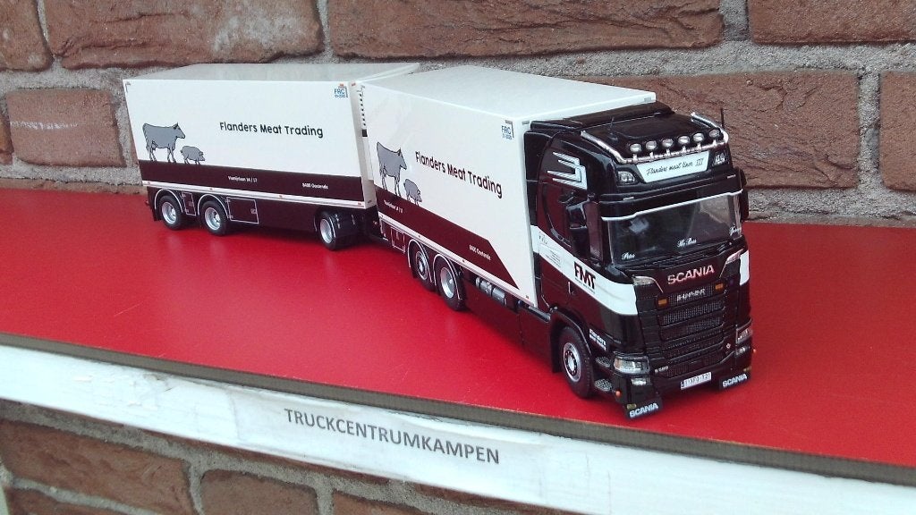 Tekno  Scania  Next  Gen  S-580  van  Flanders  Meat, Ophalen of Verzenden, Nieuw, Bus of Vrachtwagen, Tekno