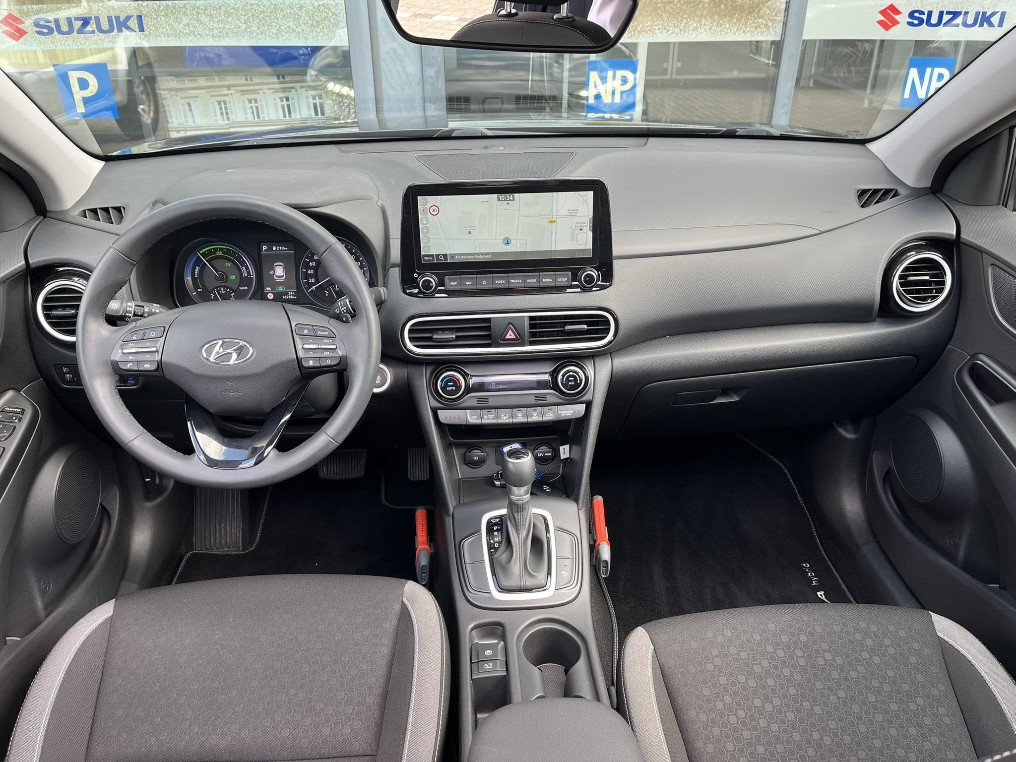 Hyundai Kona 1.6 GDI HEV Fashion Sky | Schuif Kanteldak | Kr, Stof, Gebruikt, Euro 6, 2 kWh