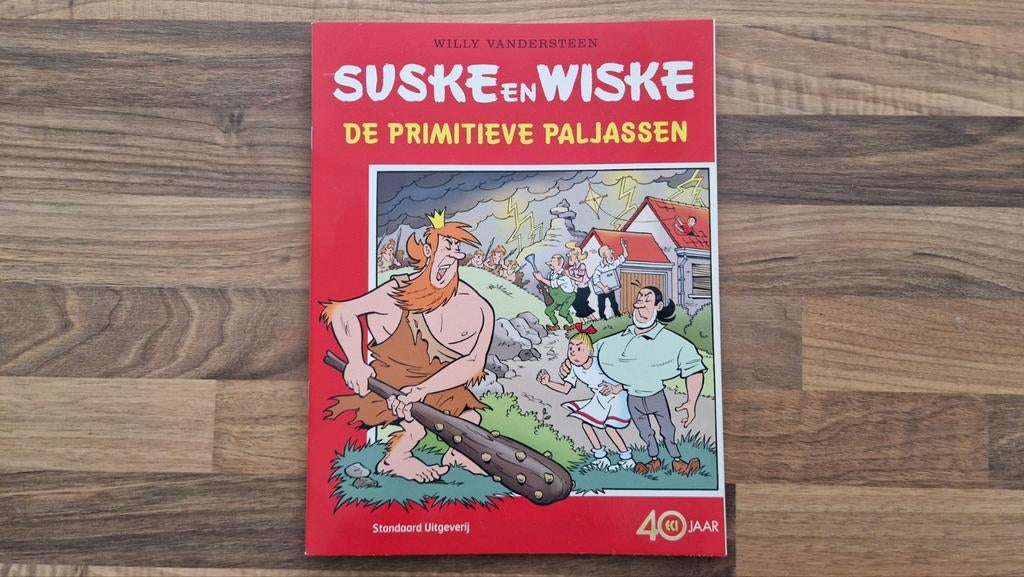 Suske en Wiske - De Primitieve Paljassen ECI uitgave, Boeken, Stripboeken, Eén stripboek, Ophalen of Verzenden, Zo goed als nieuw