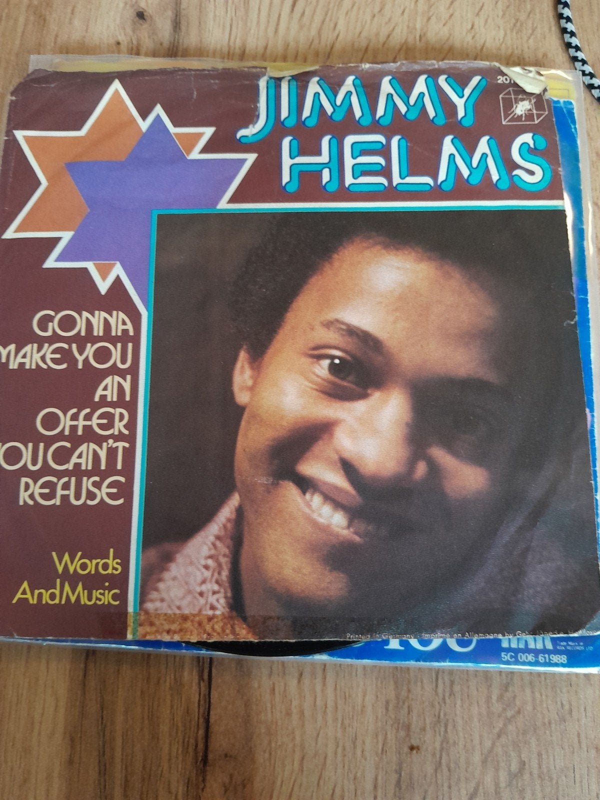 Jimmy helms 7inch gonna make you and offer you can,t refuse, Ophalen of Verzenden, Zo goed als nieuw, Pop