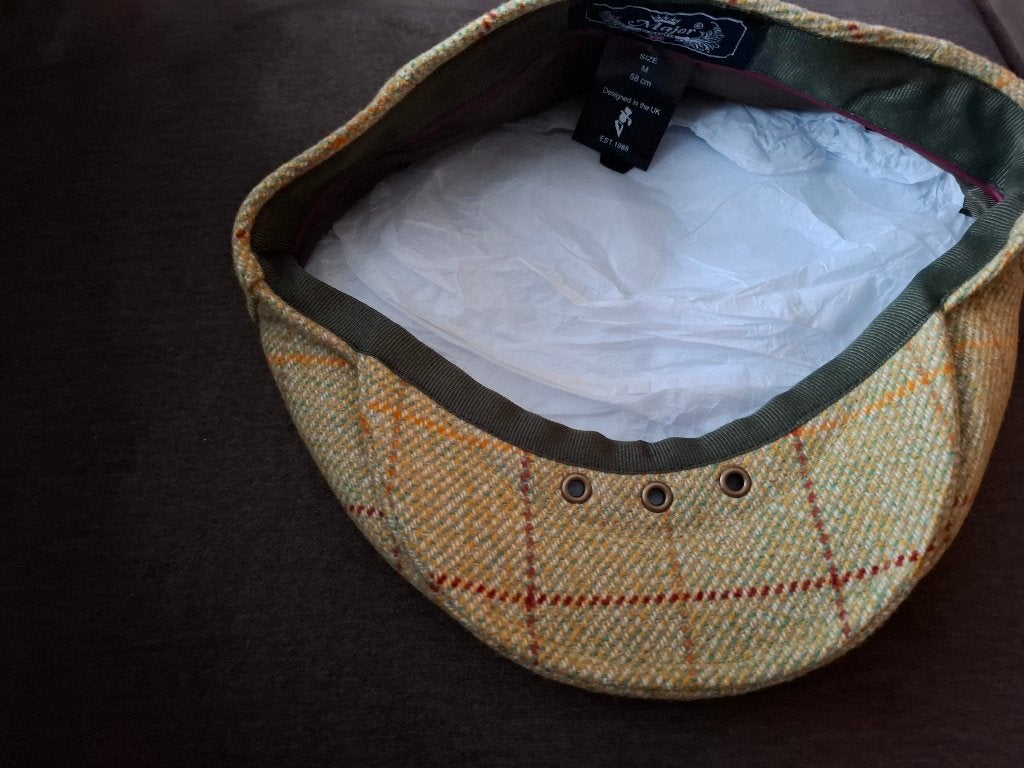Klassieke Major Wear Tweed Flat Cap – Maat M (58 cm), Hoed, Mayor wear, Nieuw, Ophalen of Verzenden