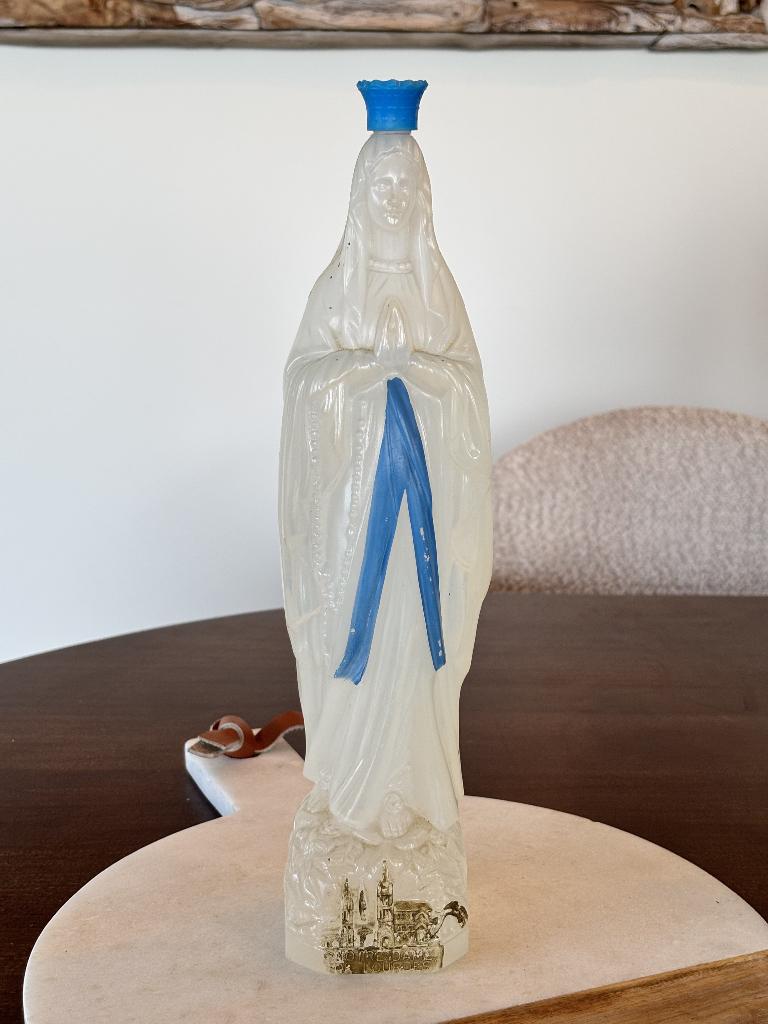 Heiligwater Fles Maria de Lourdes Gevuld 33 cm, Ophalen of Verzenden