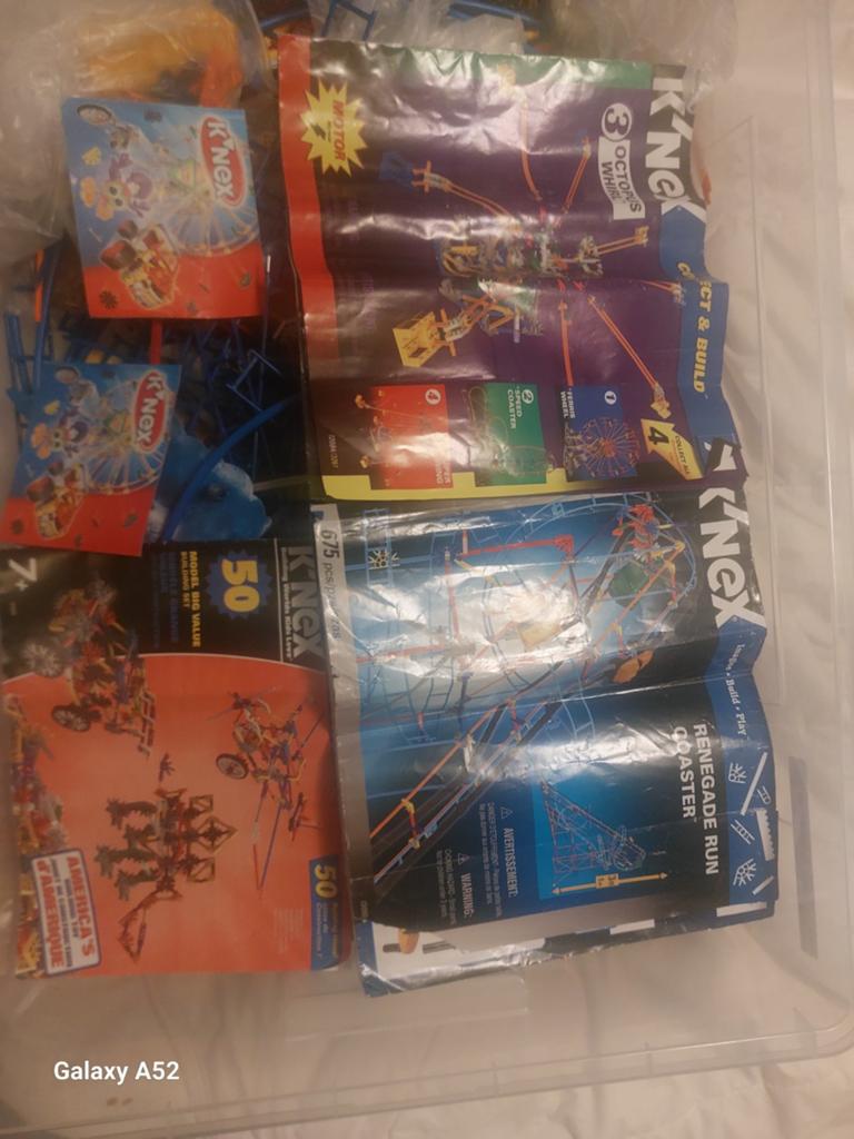 5x K'nex sets - niet alles compleet, Ophalen of Verzenden, Gebruikt, K'nex