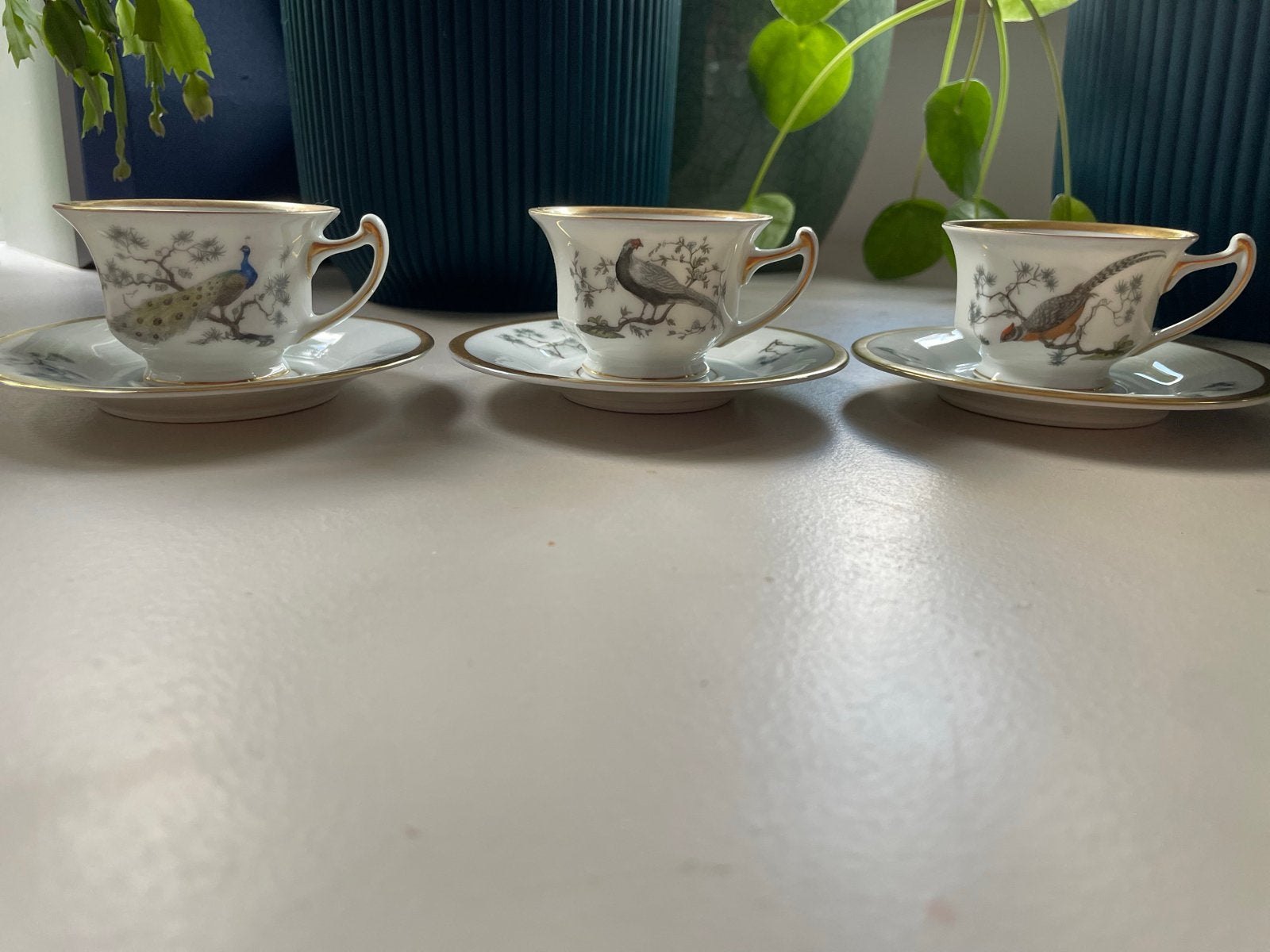 Rosenthal Bavaria 1910-1920 espresso kopjes schotels, Ophalen of Verzenden