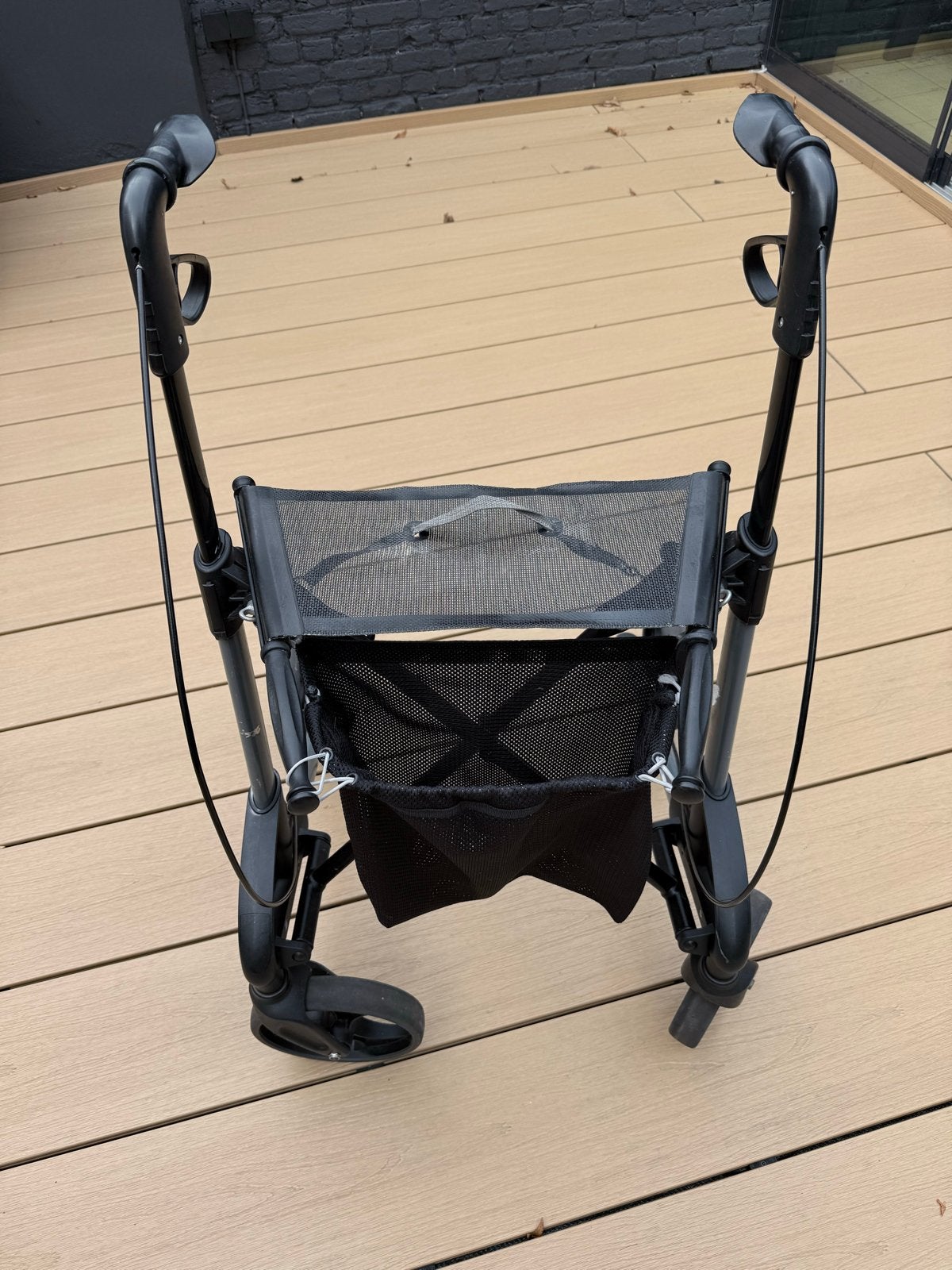 Tropro Troja rollator zwart, Ophalen, Lichtgewicht, Gebruikt