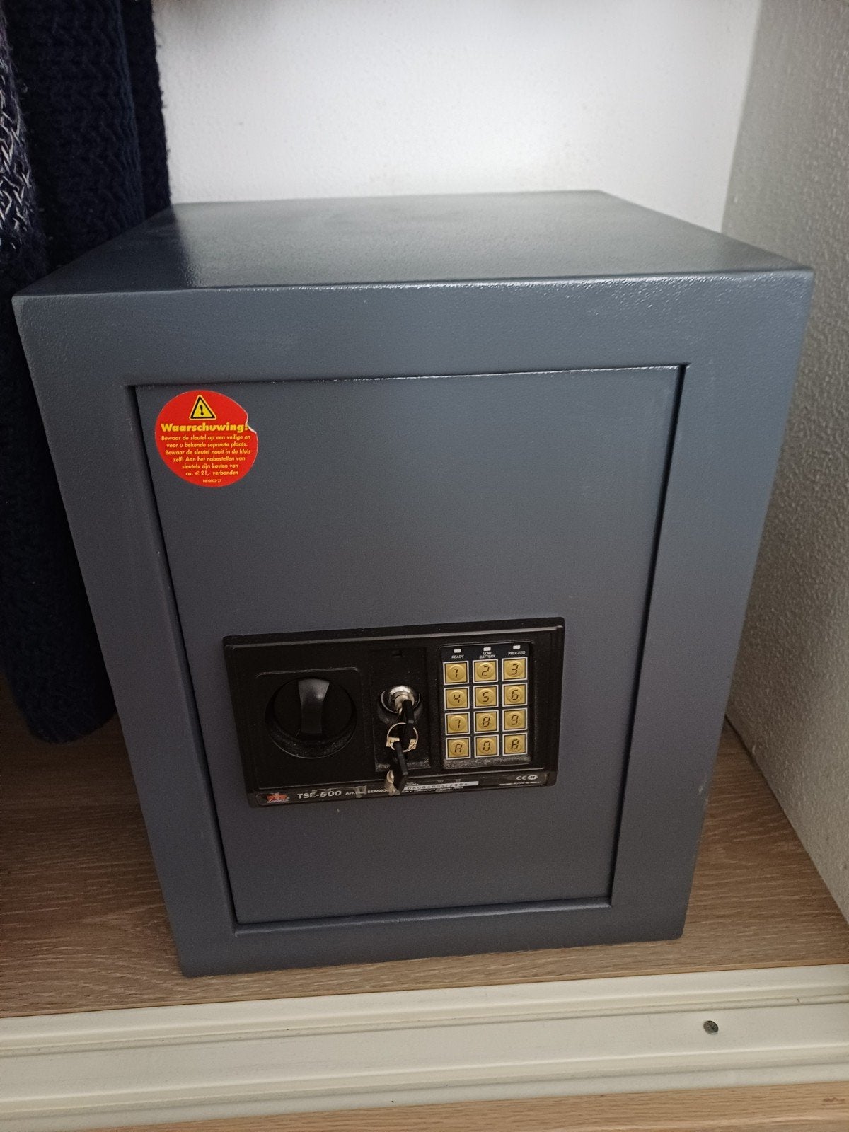 Elektronische kluis Topcraft tse 500, Ophalen, Zo goed als nieuw, Brandkast