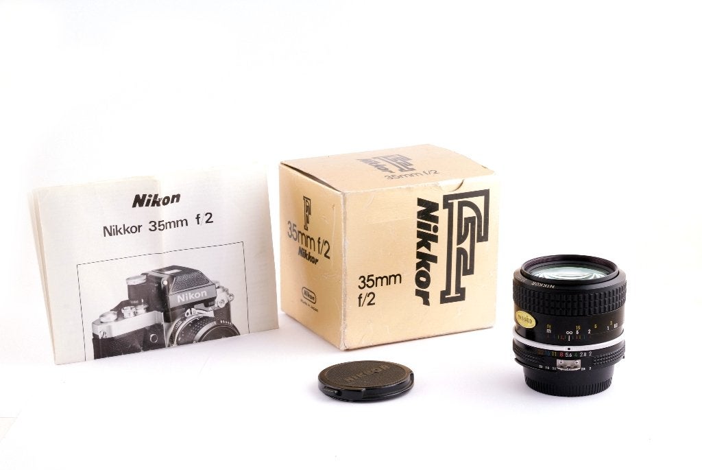 Nikon 35mm 2.0 ai + orig doos 2 jaar garantie, T, Zo goed als nieuw, N, V