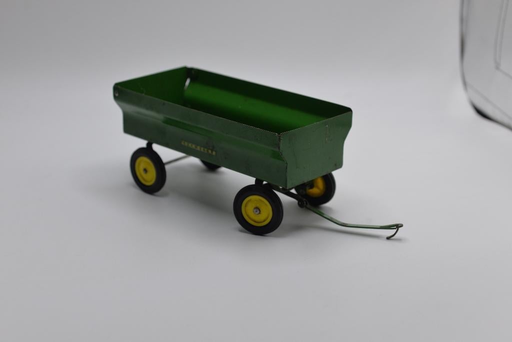 ERTL metalen John Deere trailer, Gebruikt, -, Ophalen of Verzenden, ERTL