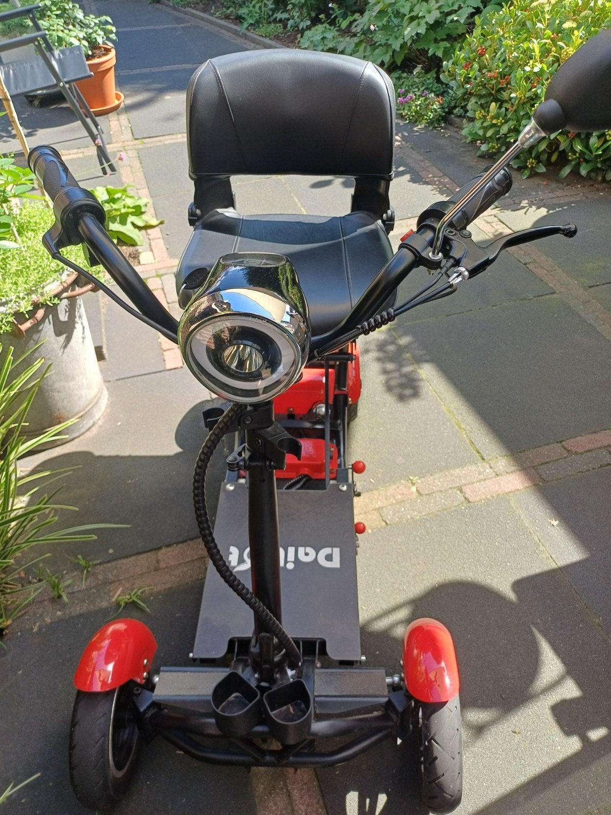 opvouwbare scootmobiel, Diversen, 10 km/u of minder, Gebruikt, 15 km of minder, Ophalen
