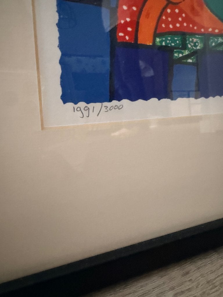 Schilderij, Ophalen, Ingelijst