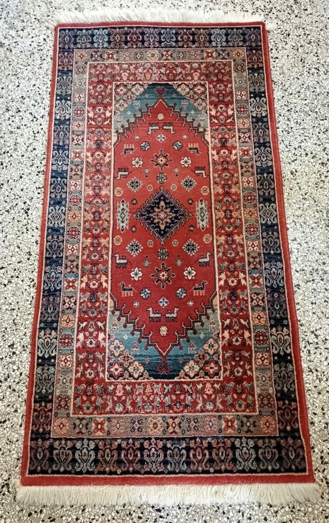 Birjan Lano kleed 130 x 65 cm, vloerkleed, tapijt, loper, 100 tot 150 cm, Zo goed als nieuw, Rechthoekig, 50 tot 100 cm