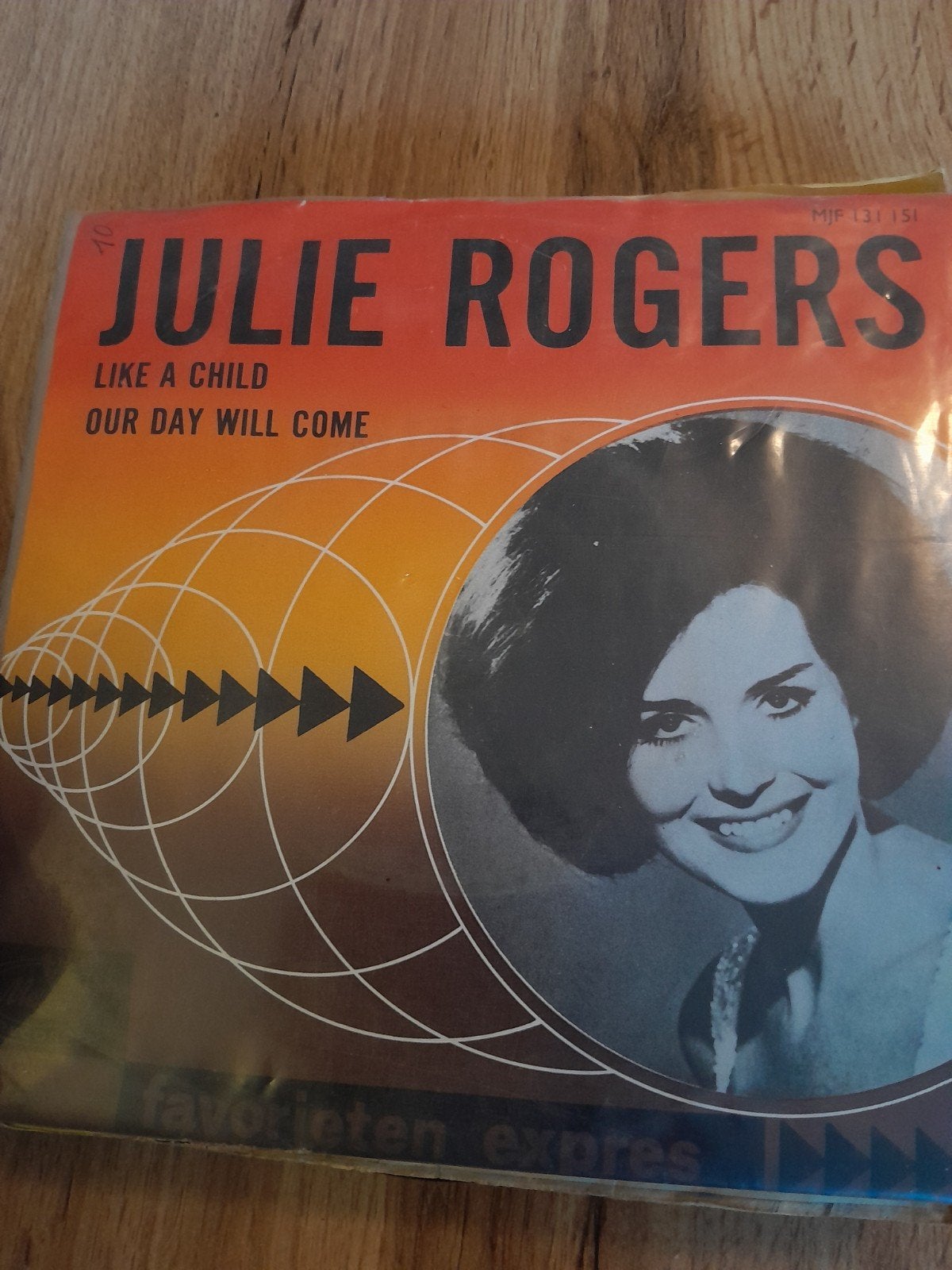 julie rogers 7inch like a child, Ophalen of Verzenden, Zo goed als nieuw, Pop