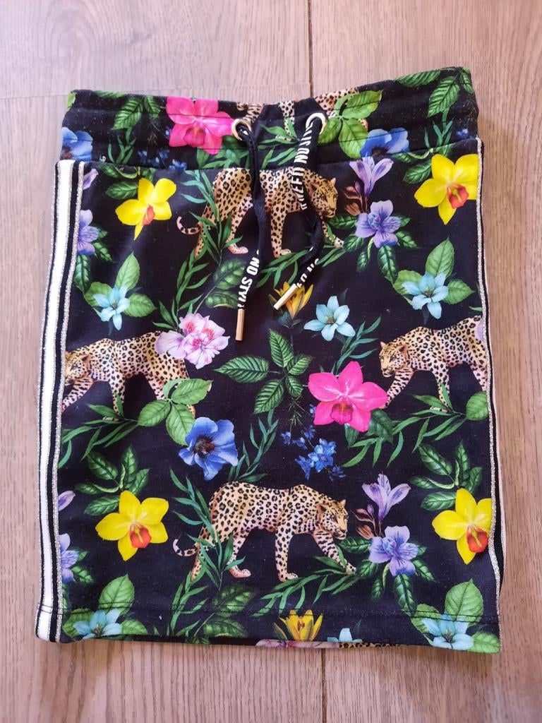 CoolCat Cool Cat rok rokje bloemen luipaard print mt 116, Gebruikt, Meisje, Coolcat, Ophalen of Verzenden